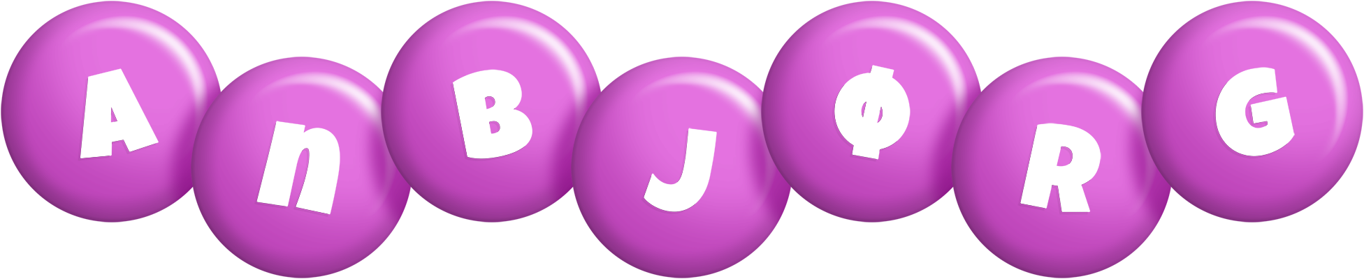 Anbjørg candy-purple logo