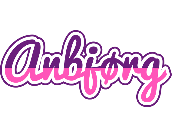 Anbjørg cheerful logo