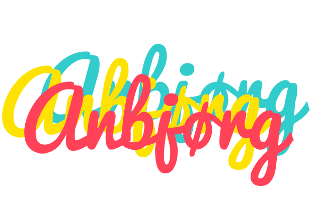 Anbjørg disco logo
