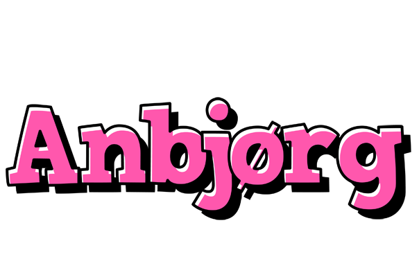 Anbjørg girlish logo