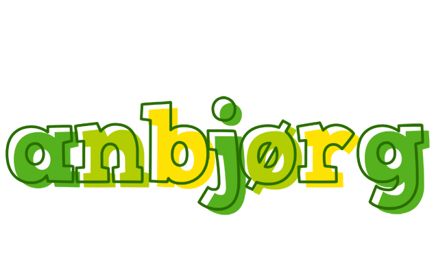 Anbjørg juice logo