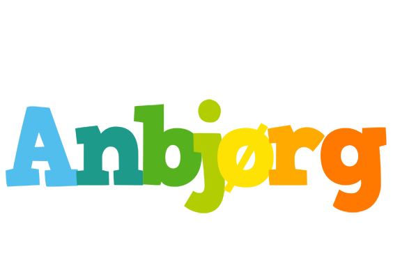 Anbjørg rainbows logo