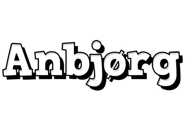 Anbjørg snowing logo