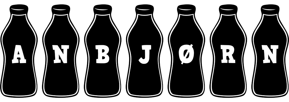 Anbjørn bottle logo