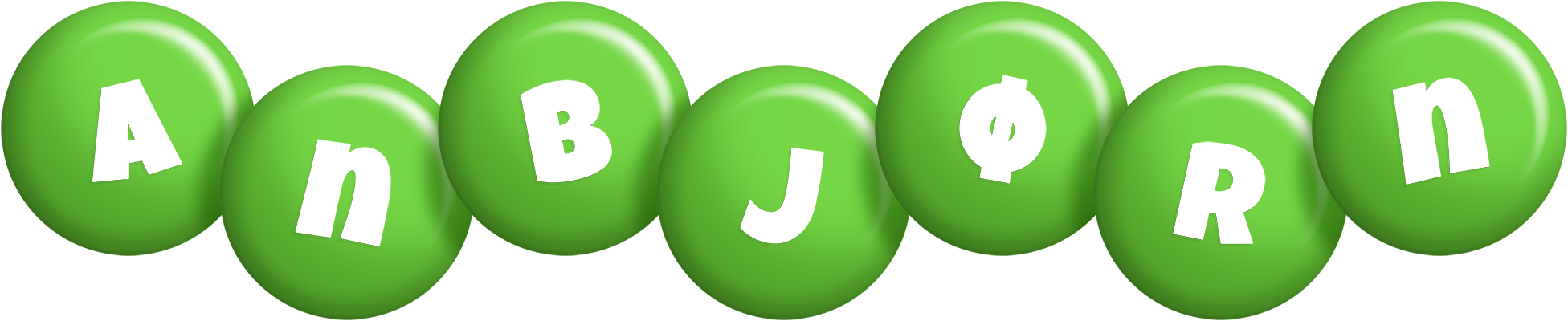 Anbjørn candy-green logo