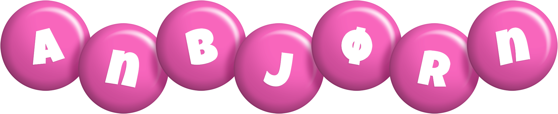 Anbjørn candy-pink logo