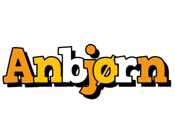 Anbjørn cartoon logo