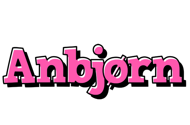 Anbjørn girlish logo