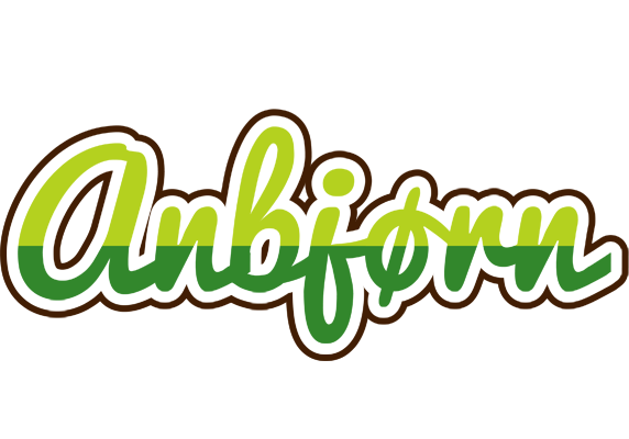 Anbjørn golfing logo