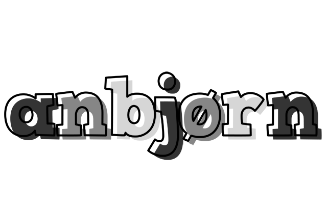 Anbjørn night logo