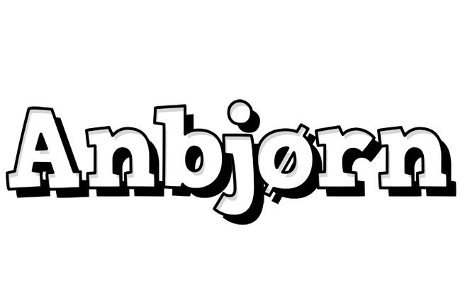 Anbjørn snowing logo