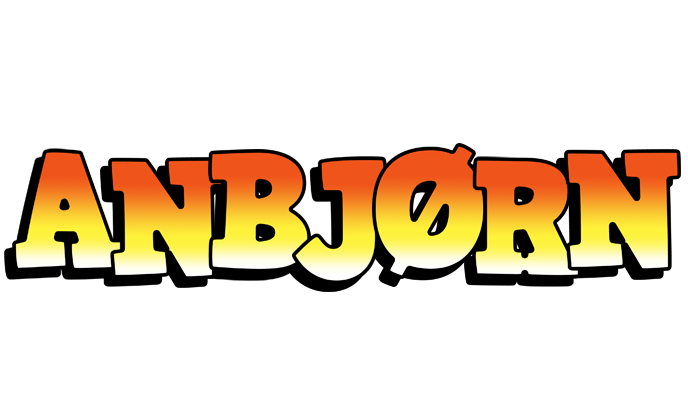 Anbjørn sunset logo