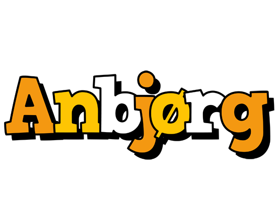 Anbjørg cartoon logo