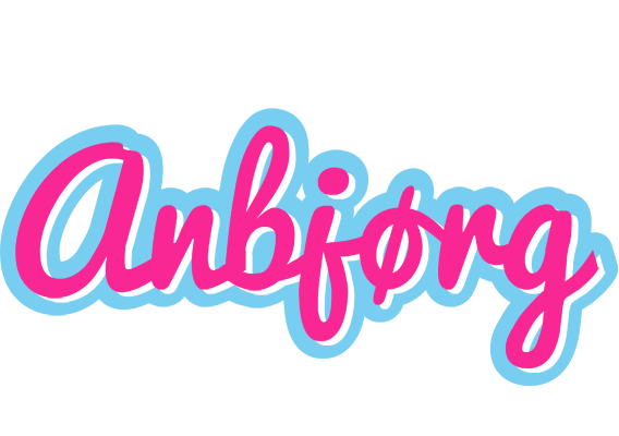 Anbjørg popstar logo