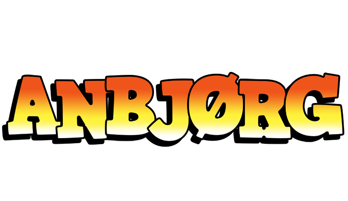 Anbjørg sunset logo