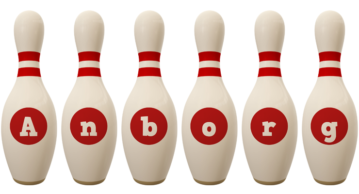 Anborg bowling-pin logo