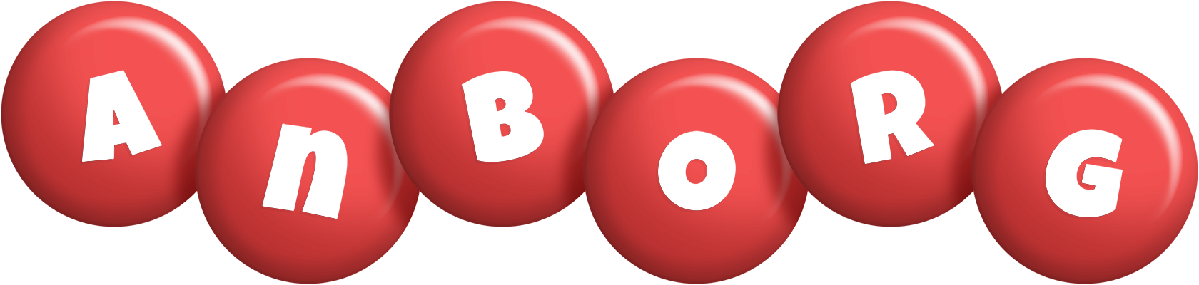 Anborg candy-red logo