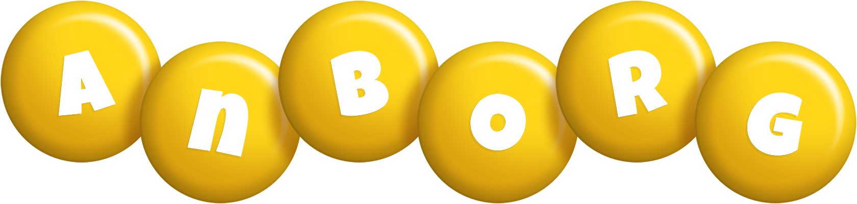 Anborg candy-yellow logo