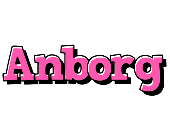 Anborg girlish logo