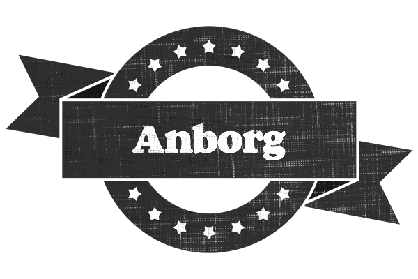Anborg grunge logo
