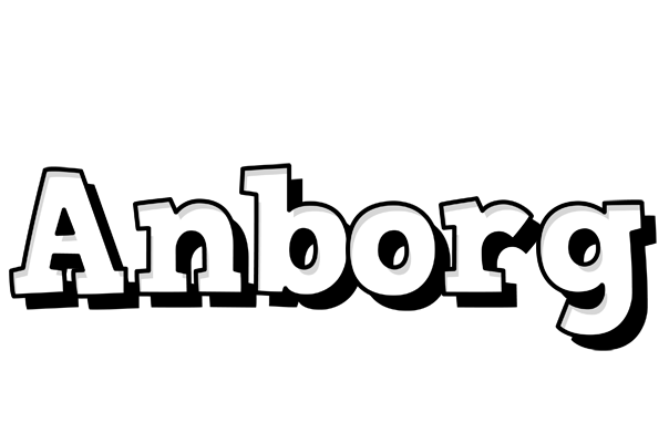 Anborg snowing logo