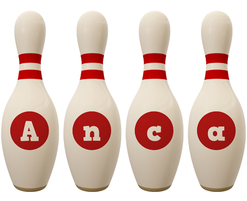 Anca bowling-pin logo