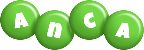 Anca candy-green logo