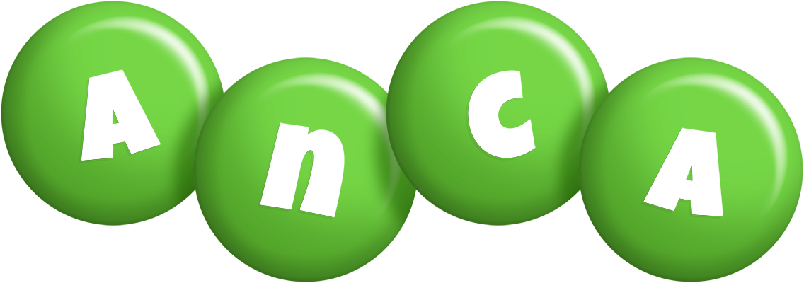 Anca candy-green logo