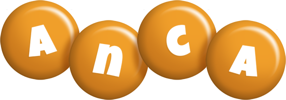 Anca candy-orange logo