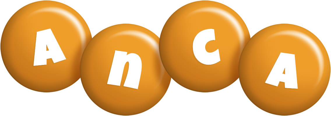 Anca candy-orange logo