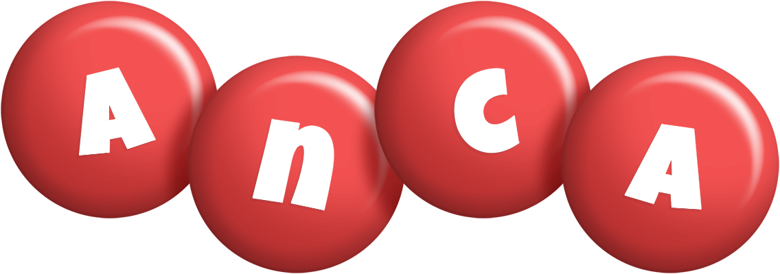 Anca candy-red logo