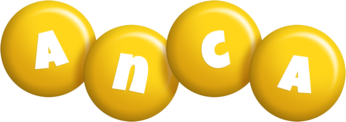 Anca candy-yellow logo