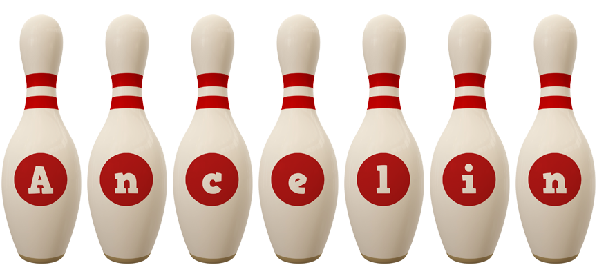 Ancelin bowling-pin logo