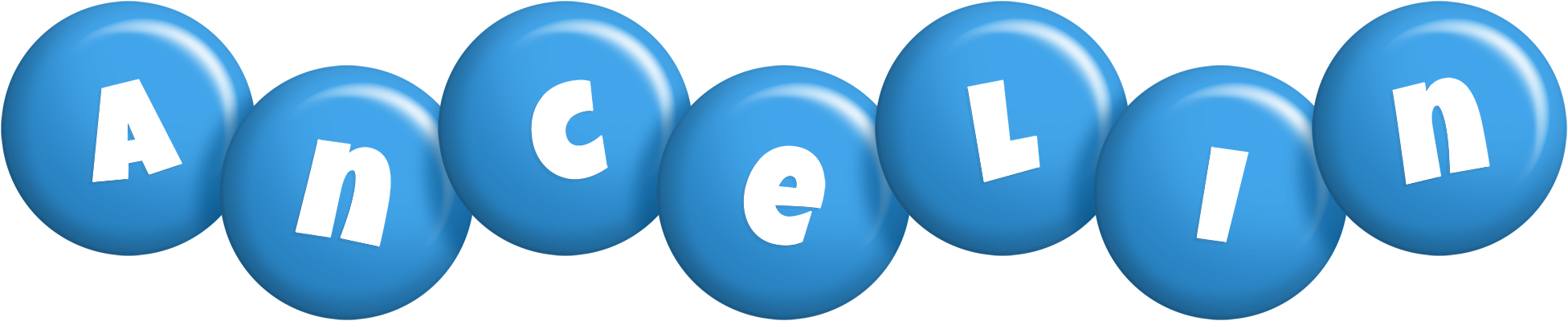 Ancelin candy-blue logo