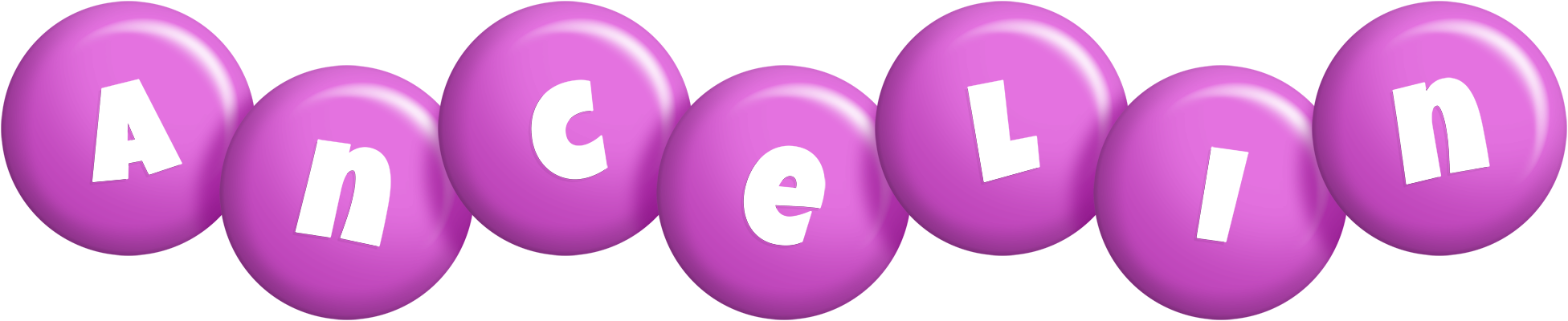Ancelin candy-purple logo