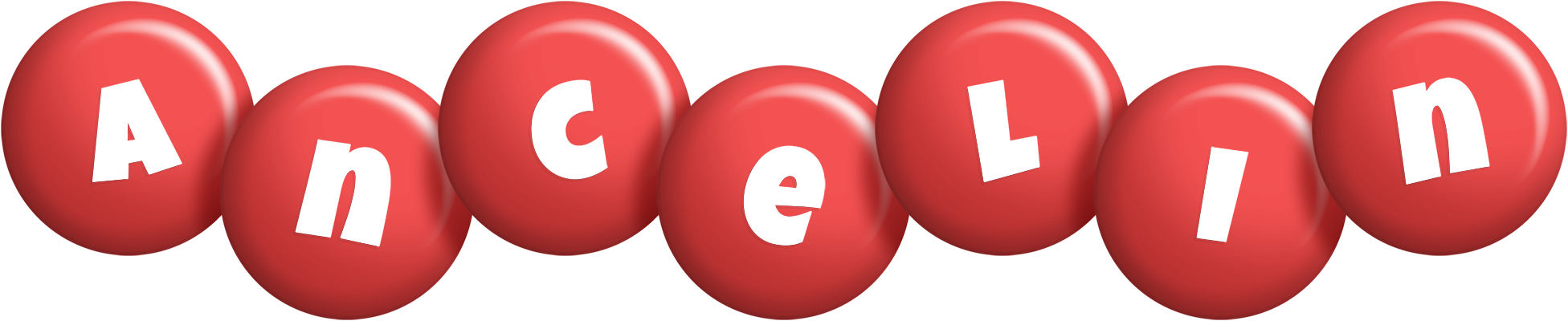 Ancelin candy-red logo