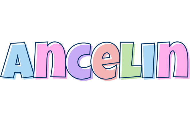Ancelin pastel logo