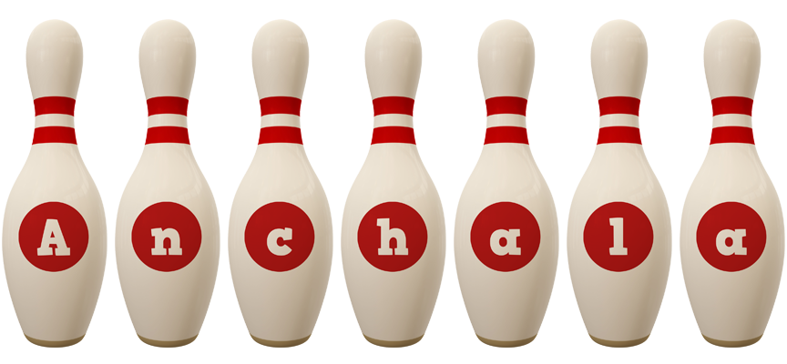 Anchala bowling-pin logo