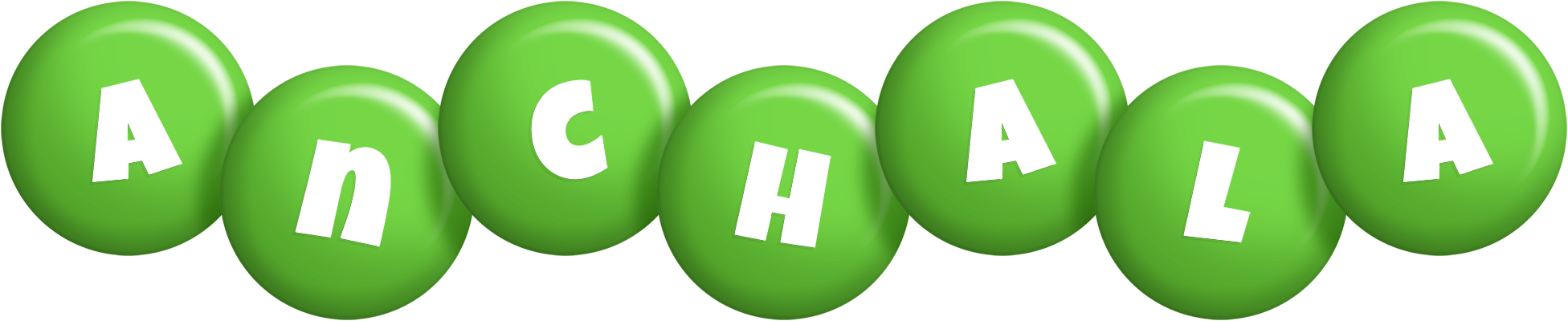 Anchala candy-green logo