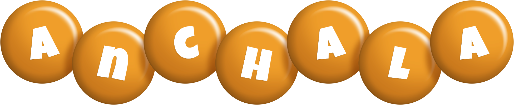Anchala candy-orange logo
