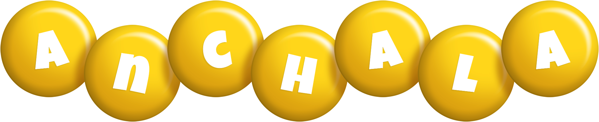 Anchala candy-yellow logo
