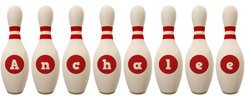 Anchalee bowling-pin logo