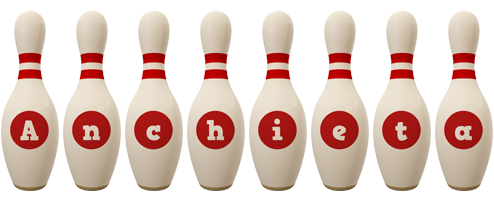 Anchieta bowling-pin logo