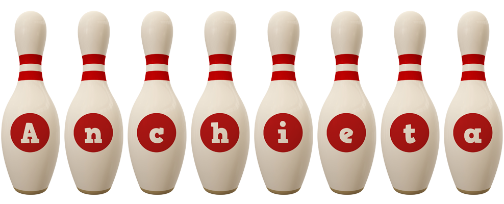 Anchieta bowling-pin logo