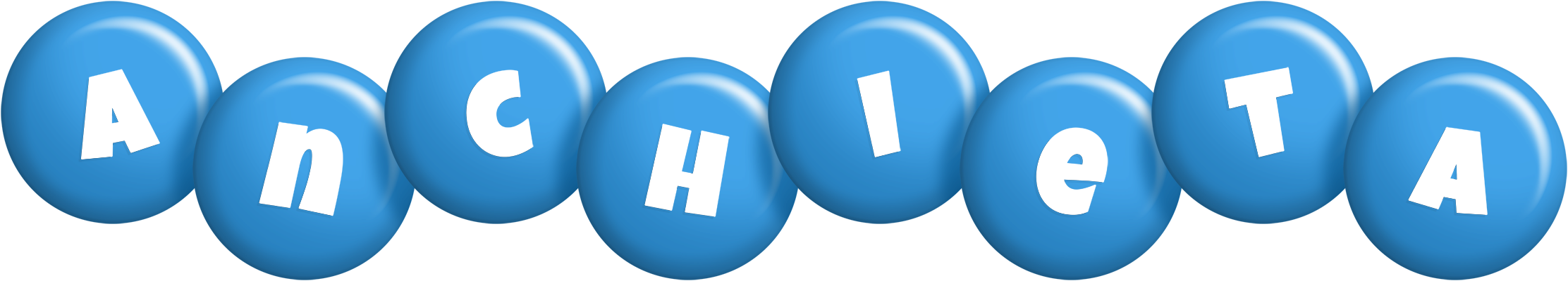 Anchieta candy-blue logo