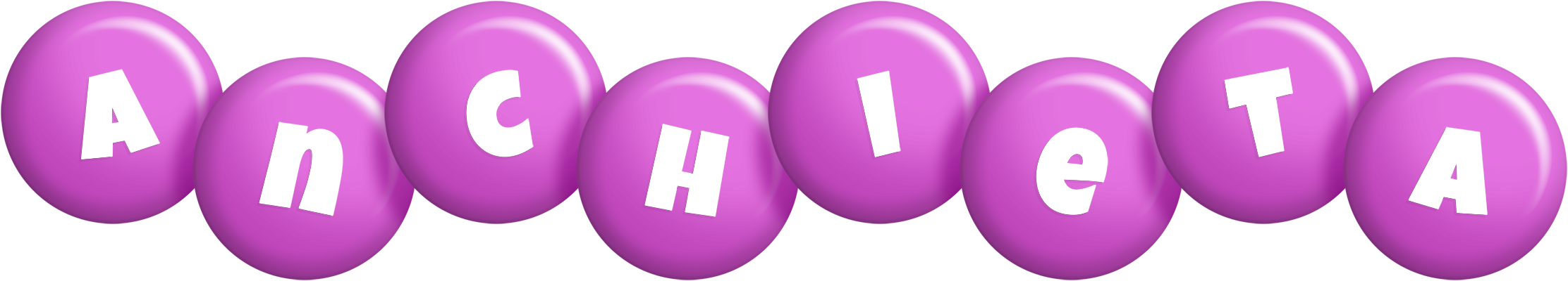 Anchieta candy-purple logo