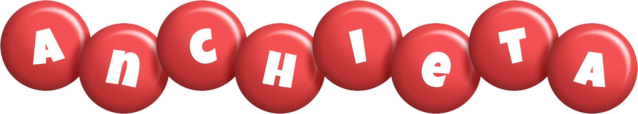 Anchieta candy-red logo