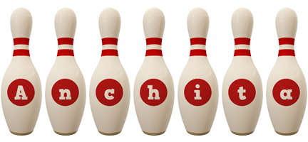 Anchita bowling-pin logo