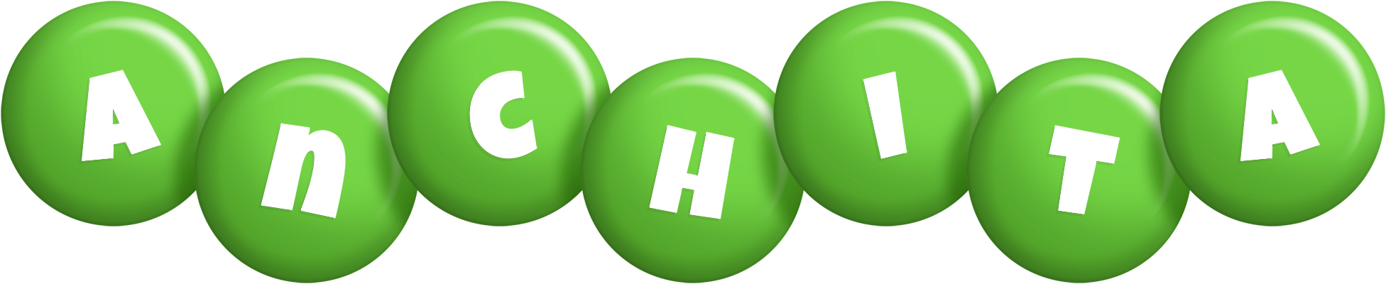 Anchita candy-green logo