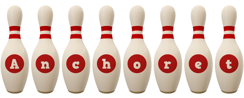 Anchoret bowling-pin logo